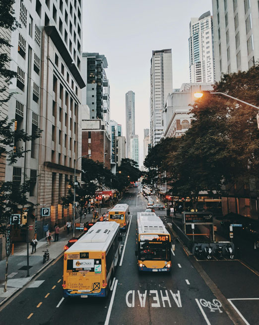 Inner city Brisbane Australia